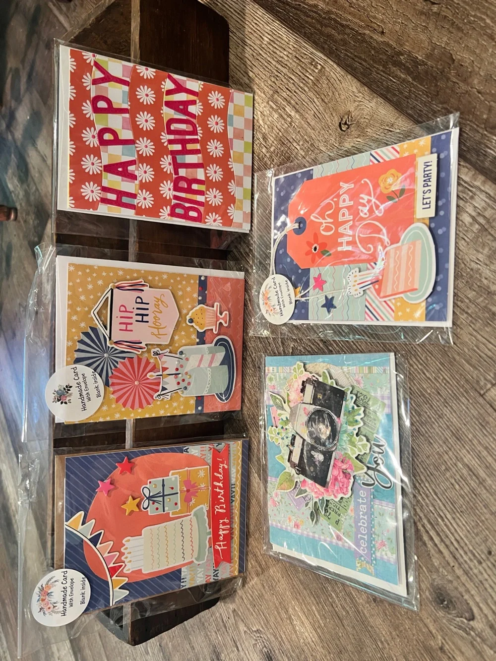 Assorted Happy Birthday Greeting Cards - Colorful Multi-Color Pack